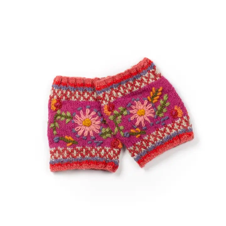 Cozy Nepal Knit Boot Cuffs Abigail's Handmade Warmth