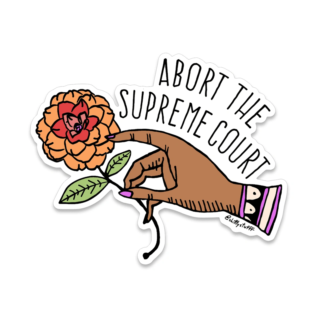 Supreme Court Sticker - Make a Statement with Bold Vinyl Art!